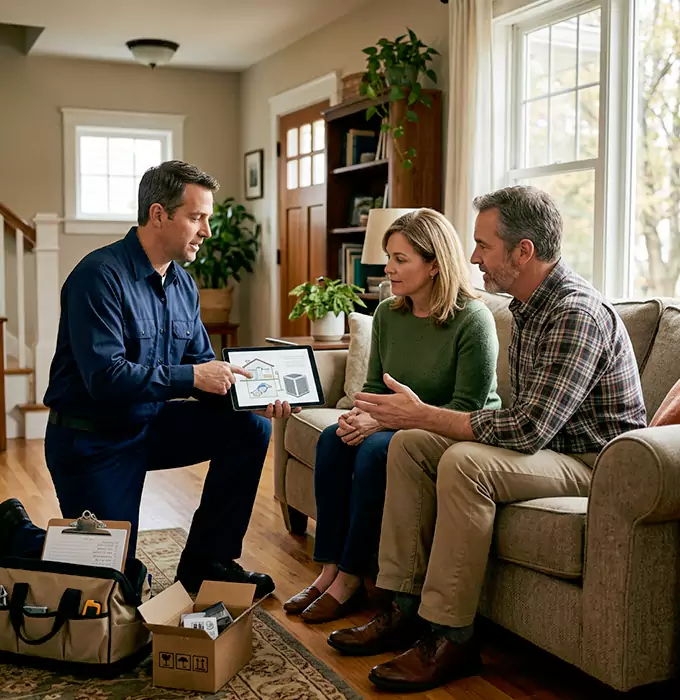 Why Centreville Homeowners Choose KNH Heating and AC for Emergency AC Installation?